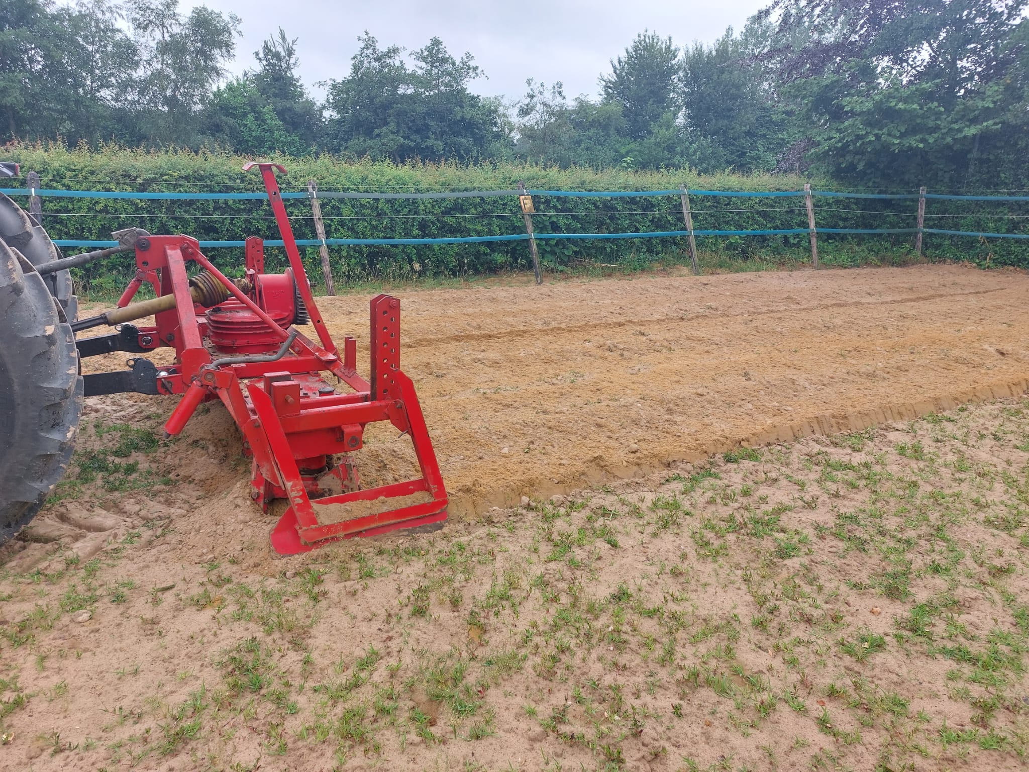 Rotorkopeg in de paardenbak